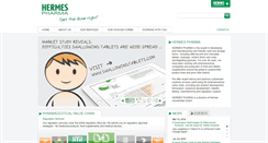 Desktop Screenshot of hermes-pharma.com